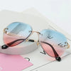 Mirror Sunglasses For Women Retro Glasses Women's Sunglasses-Sunglasses-Arimonz-Blue Pink-Arimonz