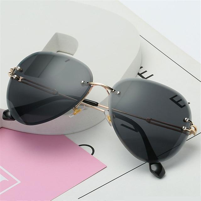 Mirror Sunglasses For Women Retro Glasses Women's Sunglasses-Sunglasses-Arimonz-Deep Black-Arimonz