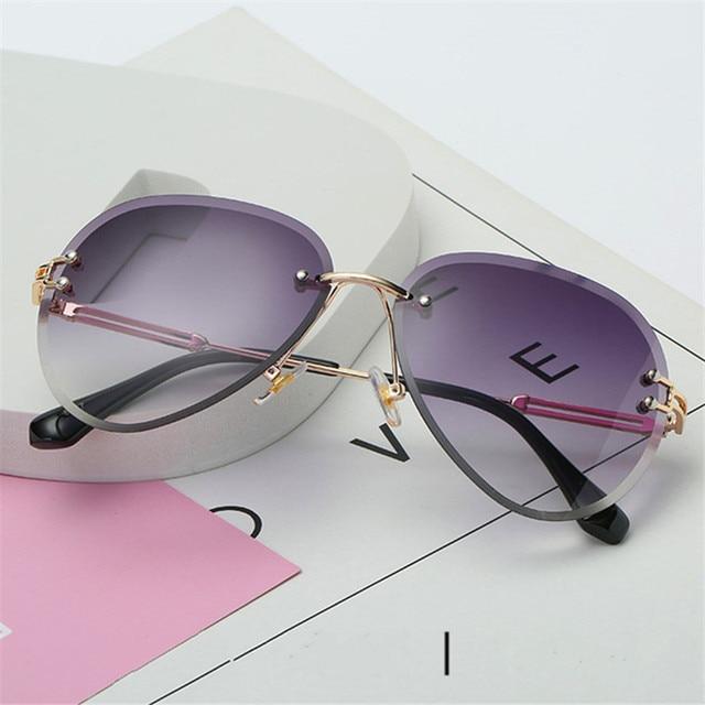 Mirror Sunglasses For Women Retro Glasses Women's Sunglasses-Sunglasses-Arimonz-Double gray-Arimonz