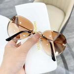 Mirror Sunglasses For Women Retro Glasses Women's Sunglasses-Sunglasses-Arimonz-Gradient Tea-Arimonz