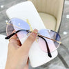 Mirror Sunglasses For Women Retro Glasses Women's Sunglasses-Sunglasses-Arimonz-Pink Blue-Arimonz