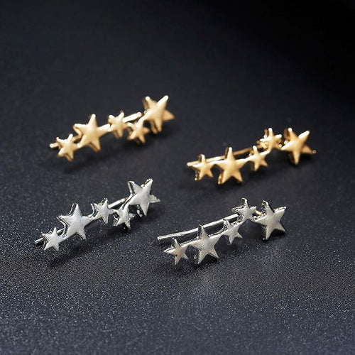 Moon Star Celestial Earrings-Earrings-Arimonz-Arimonz
