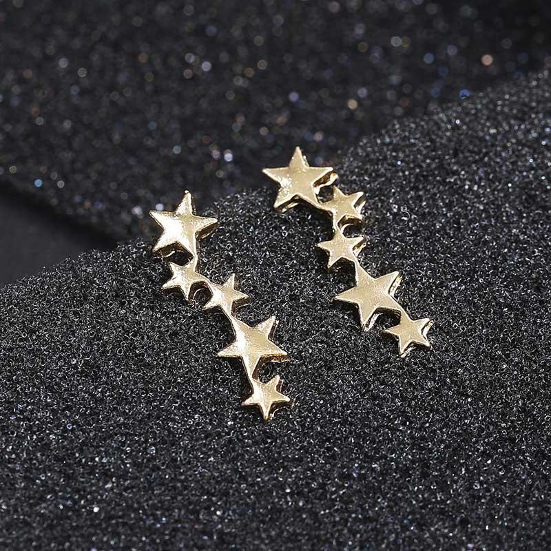 Moon Star Celestial Earrings-Earrings-Arimonz-Arimonz