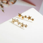 Moon Star Celestial Earrings-Earrings-Arimonz-Arimonz
