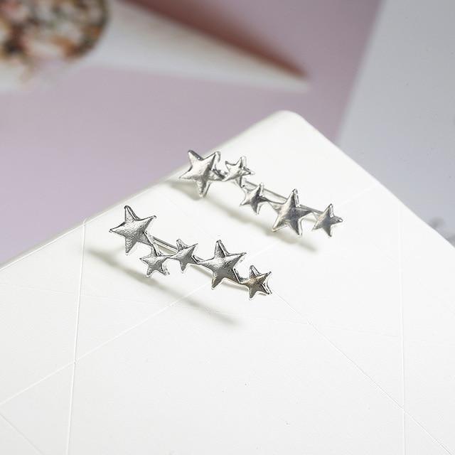 Moon Star Celestial Earrings-Earrings-Arimonz-Arimonz