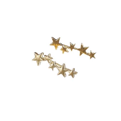 Moon Star Celestial Earrings-Earrings-Arimonz-gold-Arimonz