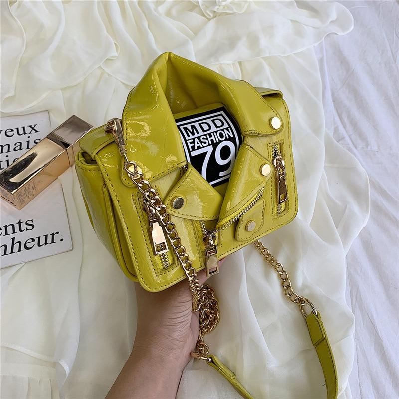 Motorcycle Jacket Messenger Bag-Handbags-Arimonz-Arimonz