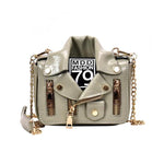 Motorcycle Jacket Messenger Bag-Handbags-Arimonz-Green-Arimonz