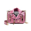 Motorcycle Jacket Messenger Bag-Handbags-Arimonz-Purple-Arimonz