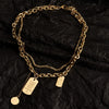 Multi Layer Chain Woman Rock Thick Chain Street Snap Necklace-Necklaces-Arimonz-Arimonz