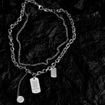 Multi Layer Chain Woman Rock Thick Chain Street Snap Necklace-Necklaces-Arimonz-Arimonz