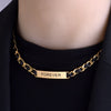 Multi Layer Chain Woman Rock Thick Chain Street Snap Necklace-Necklaces-Arimonz-Letter gold-Arimonz