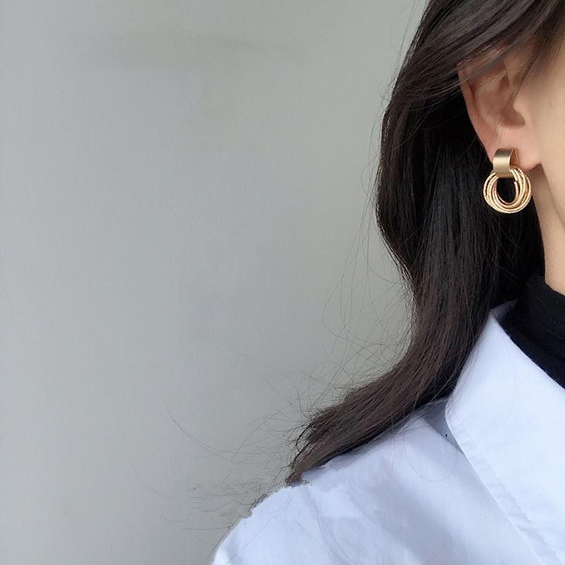 Multi-layer Circle Earrings-Earrings-Arimonz-Arimonz