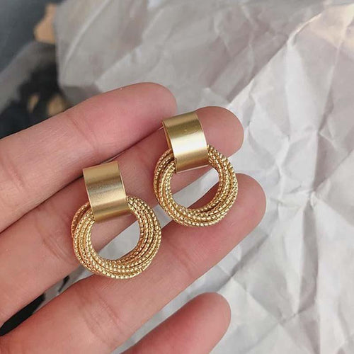 Multi-layer Circle Earrings-Earrings-Arimonz-Arimonz