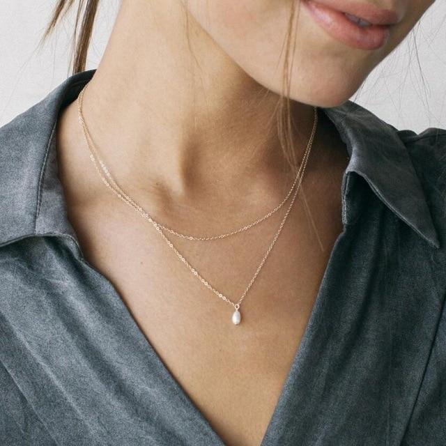 Multi Layer Crystal Moon Choker Necklace-Necklaces-Arimonz-1-Arimonz