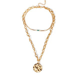Multi Layer Crystal Moon Choker Necklace-Necklaces-Arimonz-12-Arimonz