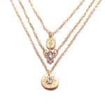 Multi Layer Crystal Moon Choker Necklace-Necklaces-Arimonz-14-Arimonz
