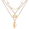 Multi Layer Crystal Moon Choker Necklace-Necklaces-Arimonz-20-Arimonz