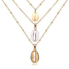 Multi Layer Crystal Moon Choker Necklace-Necklaces-Arimonz-21-Arimonz