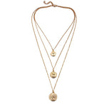 Multi Layer Crystal Moon Choker Necklace-Necklaces-Arimonz-22-Arimonz