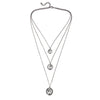 Multi Layer Crystal Moon Choker Necklace-Necklaces-Arimonz-23-Arimonz