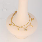 Multi-layer Stainless Steel Bangle Bracelet for Women Jewelry Anklet-Anklets-Arimonz-Arimonz
