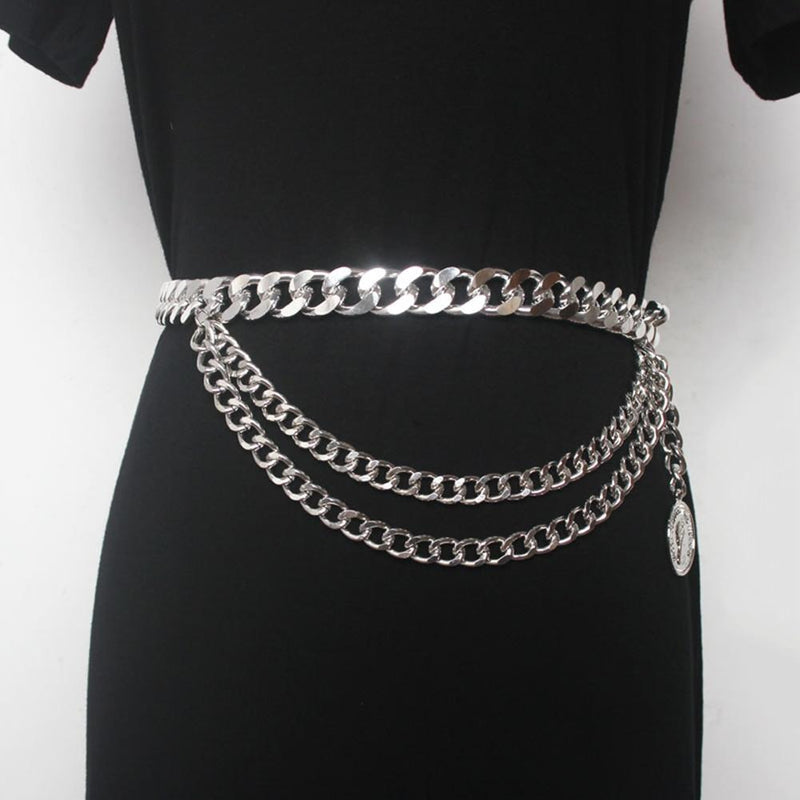 Multi-layer Waist Chain Belt-Belts-Arimonz-Arimonz