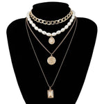 Multi Layered Choker Necklace-Necklaces-Arimonz-1-Arimonz