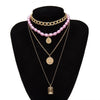 Multi Layered Choker Necklace-Necklaces-Arimonz-8-Arimonz
