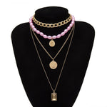 Multi Layered Choker Necklace-Necklaces-Arimonz-8-Arimonz