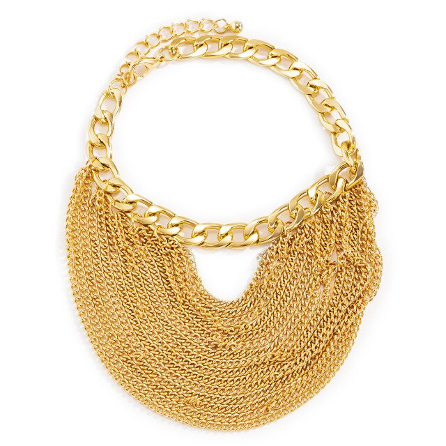 Multilayer Chain Tassel Anklets For Women Leg Ankle Anklet Jewelry-Anklets-Arimonz-gold-Arimonz