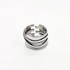 Multilayer Geometric Ring For Women Personality Jewelry Adjustable Ring-Rings-Arimonz-Arimonz
