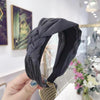 Multiple knots Hairbands For Women Hair Band Wide Side Hair Accessory-Hair Accessories-Arimonz-dark gray hairband-Arimonz