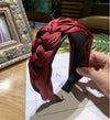 Multiple knots Hairbands For Women Hair Band Wide Side Hair Accessory-Hair Accessories-Arimonz-red wine hairband-Arimonz