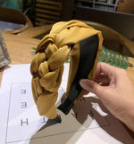 Multiple knots Hairbands For Women Hair Band Wide Side Hair Accessory-Hair Accessories-Arimonz-yellow hairband-Arimonz