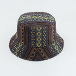 Mushroom Printed Foldable Bucket Hat Beach Sun Hats Streetwear Hat-Bucket Hats-Arimonz-colorful stripes-Arimonz