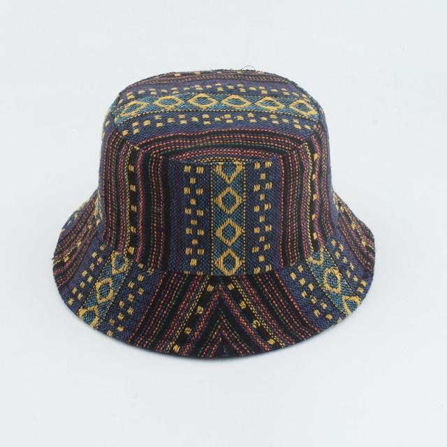 Mushroom Printed Foldable Bucket Hat Beach Sun Hats Streetwear Hat-Bucket Hats-Arimonz-colorful stripes-Arimonz