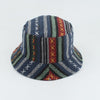Mushroom Printed Foldable Bucket Hat Beach Sun Hats Streetwear Hat-Bucket Hats-Arimonz-vintage stripes-Arimonz