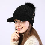 Nancy Winter Cap with Visor-Hats-Arimonz-Arimonz