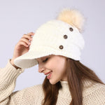 Nancy Winter Cap with Visor-Hats-Arimonz-Arimonz