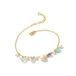 Natural Stone Exquisite Anklets Leg Chain Metal Jewelry for Women-Anklets-Arimonz-Arimonz