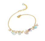 Natural Stone Exquisite Anklets Leg Chain Metal Jewelry for Women-Anklets-Arimonz-Arimonz