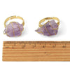 Natural Stone Resizable Fashion Ring Wire Wrap Natural Stone Ring-Rings-Arimonz-Arimonz