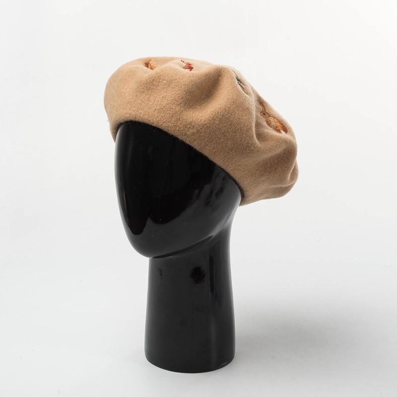 Nature Inspired Embroidered Beret-Hats-Arimonz-Arimonz