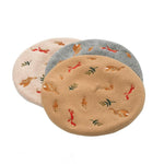 Nature Inspired Embroidered Beret-Hats-Arimonz-Arimonz