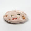 Nature Inspired Embroidered Beret-Hats-Arimonz-Arimonz