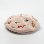 Nature Inspired Embroidered Beret-Hats-Arimonz-Arimonz