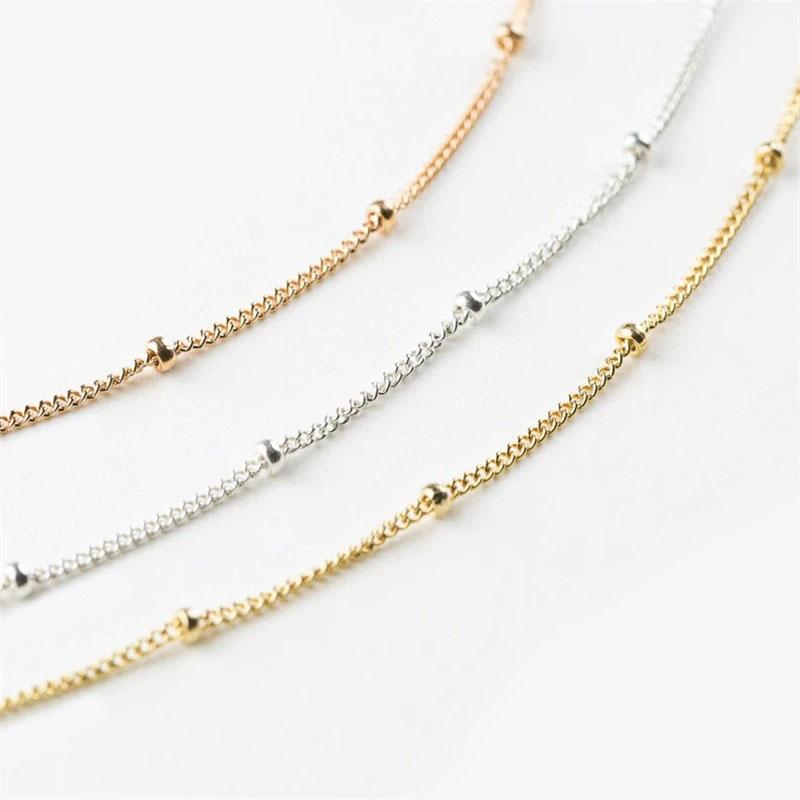 Necklaces - Bead Chain Necklace Choker Necklace Chain Necklace For Women