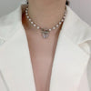Necklaces - Butterfly Pearl Rhinestones Choker Necklace For Women Fashion Jewelry For Women
