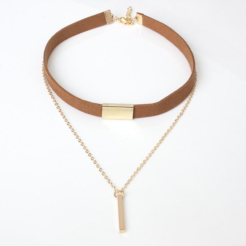 Necklaces - Chain Choker Necklace For Women Strip Rope Choker